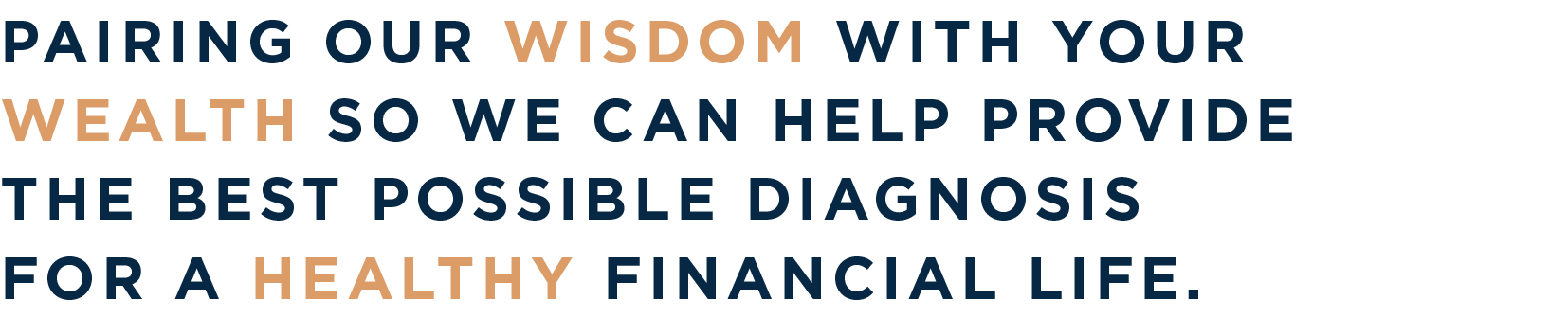 Pairing our WISDOM